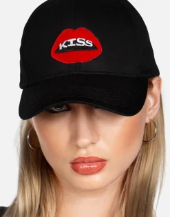Lauren Moshi Kiss Lip Patch Canvas Hat | Bay By * Hats