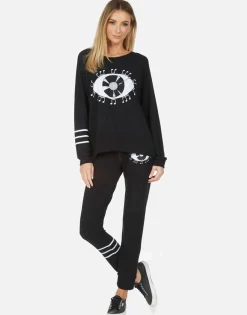 Lauren Moshi Kizzy Record Eye*Women Long Sweatpants