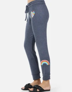 Lauren Moshi Kizzy Studded Stripe Peace*Women Long Sweatpants