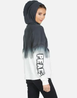 Lauren Moshi Koa Airbrush Peace*Women Hoodies