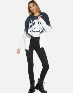 Lauren Moshi Koa Airbrush Peace*Women Hoodies