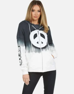 Lauren Moshi Koa Airbrush Peace*Women Hoodies