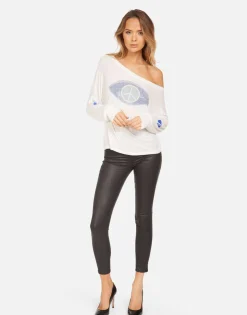 Lauren Moshi Krista Peace Evil Eye*Women Long Sleeve
