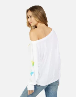 Lauren Moshi Krista Rainbow Butterflies*Women Long Sleeve