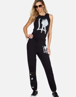 Lauren Moshi La Peace Finger Long Sweatpant | Brynn By *Women Long Sweatpants