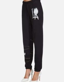 Lauren Moshi La Peace Finger Long Sweatpant | Brynn By *Women Long Sweatpants