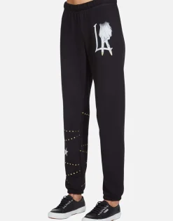 Lauren Moshi La Peace Finger Long Sweatpant | Brynn By *Women Long Sweatpants