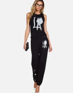 Lauren Moshi La Peace Finger Long Sweatpant | Brynn By *Women Long Sweatpants
