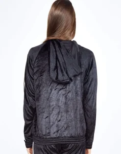 Lauren Moshi Nadia Watercolor Lip Zip Up Pullover Hoodie*Women Hoodies