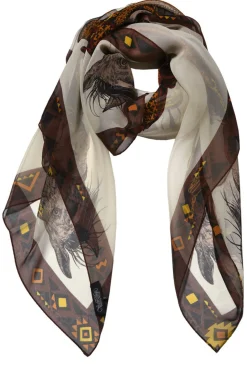 Lauren Moshi Victoria Horse Silk Chiffon Scarf For Women* Lifestyle