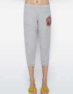 Lauren Moshi Women'S Alana Strawberry Skull Crop Sweat Pant*Women Crop Sweatpants