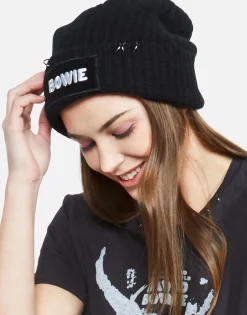 Lauren Moshi Women'S Blix Heartface Patch Cashmere Slouch Beanie*Women Sweaters & Knits