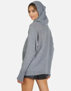 Lauren Moshi Led Zeppelin Outline Cashmere Hoodie | Namiko By *Women Sweaters & Knits