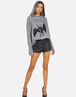 Lauren Moshi Led Zeppelin Outline Cashmere Hoodie | Namiko By *Women Sweaters & Knits