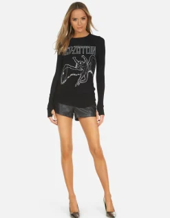 Lauren Moshi Led Zeppelin Outline Thermal Tee | Mckinley X By *Women Long Sleeve