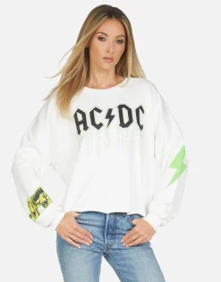 Lauren Moshi Lee Ac/Dc Neon Stud*Women Long Sleeve