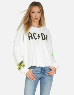 Lauren Moshi Lee Ac/Dc Neon Stud*Women Long Sleeve