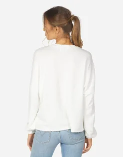 Lauren Moshi Lee Happiness Embroidery*Women Long Sleeve