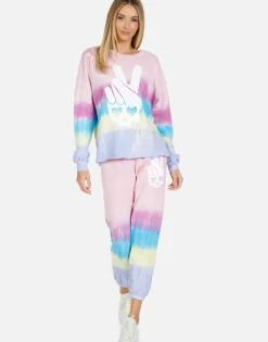 Lauren Moshi Lee Skull Peace Hand*Women Long Sleeve