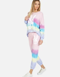 Lauren Moshi Lee Skull Peace Hand*Women Long Sleeve