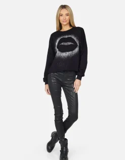 Lauren Moshi Lee Splatter Kiss*Women Long Sleeve