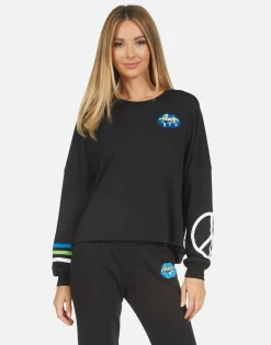 Lauren Moshi Lee World Peace Lips*Women Long Sleeve