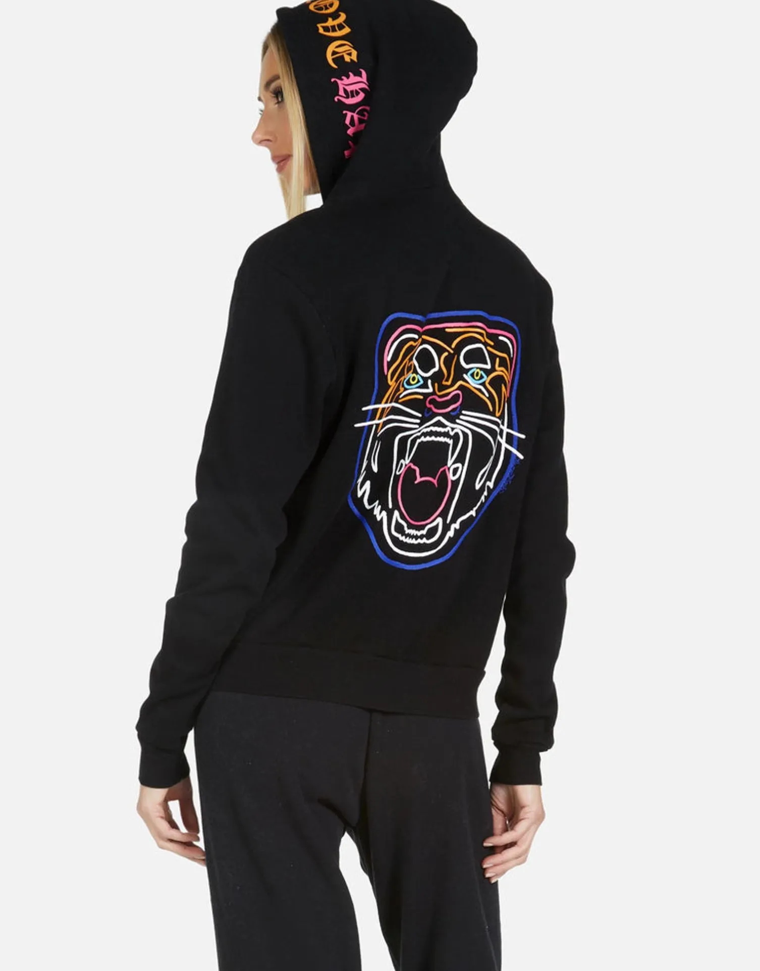 Lauren Moshi Lennox Neon Line Tiger*Women Hoodies