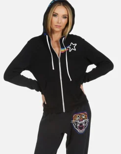 Lauren Moshi Lennox Neon Line Tiger*Women Hoodies
