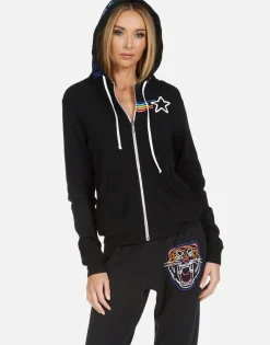 Lauren Moshi Lennox Neon Line Tiger*Women Hoodies