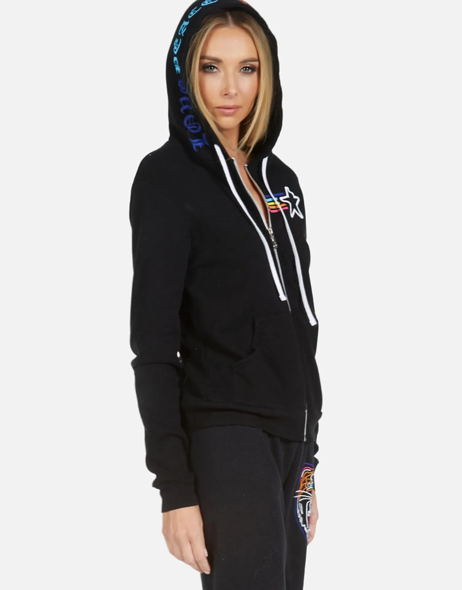 Lauren Moshi Lennox Neon Line Tiger*Women Hoodies