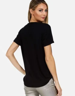 Lauren Moshi Leopard Tongue Vintage Ss Tee | Edda X By *Women Short Sleeve