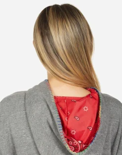 Lauren Moshi Letisha Bandana Lip*Women Hoodies