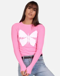 Lauren Moshi Lightning Butterfly Thermal In | Mckinley X By *Women Long Sleeve