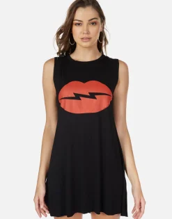 Lauren Moshi Lightning Lip Sleeveless Dress | Deanna By *Women Dresses