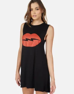 Lauren Moshi Lightning Lip Sleeveless Dress | Deanna By *Women Dresses