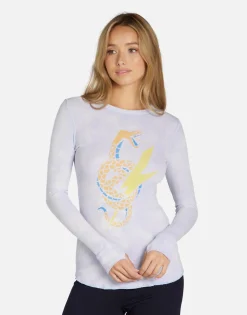 Lauren Moshi Lightning Snake Fitted Top | Mckinley By *Women Long Sleeve