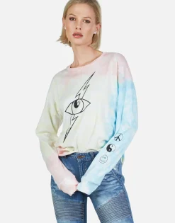 Lauren Moshi Lightning Star Eye L/S Drop Shoulder Tee | Luella By *Women Long Sleeve