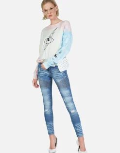 Lauren Moshi Lightning Star Eye L/S Drop Shoulder Tee | Luella By *Women Long Sleeve