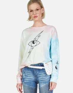 Lauren Moshi Lightning Star Eye L/S Drop Shoulder Tee | Luella By *Women Long Sleeve