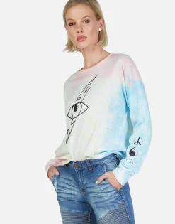 Lauren Moshi Lightning Star Eye L/S Drop Shoulder Tee | Luella By *Women Long Sleeve