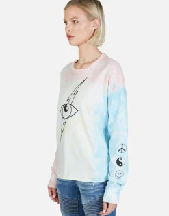 Lauren Moshi Lightning Star Eye L/S Drop Shoulder Tee | Luella By *Women Long Sleeve