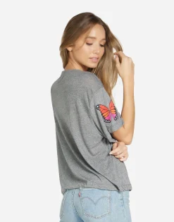 Lauren Moshi Linnea Butterfly Wings*Women Short Sleeve