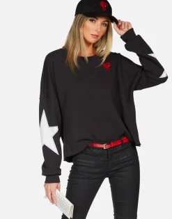 Lauren Moshi Love Boxing Drop Shoulder Pullover | Lee By *Women Long Sleeve