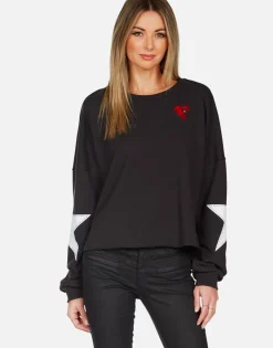 Lauren Moshi Love Boxing Drop Shoulder Pullover | Lee By *Women Long Sleeve