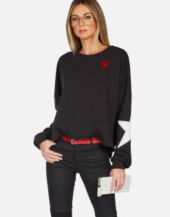 Lauren Moshi Love Boxing Drop Shoulder Pullover | Lee By *Women Long Sleeve