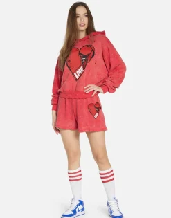 Lauren Moshi Love Boxing Glove Hoodie In | Yvette X By *Women Hoodies