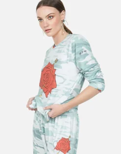 Lauren Moshi Love More Rose Classic L/S Pullover | Simone By *Women Long Sleeve