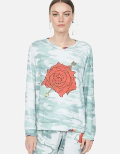 Lauren Moshi Love More Rose Classic L/S Pullover | Simone By *Women Long Sleeve