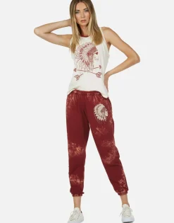 Lauren Moshi Love Skull Headdress Sweatpants | Brynn By *Women Long Sweatpants