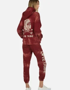 Lauren Moshi Love Tribe Skull Zip Up Hoodie | Koa By *Women Hoodies